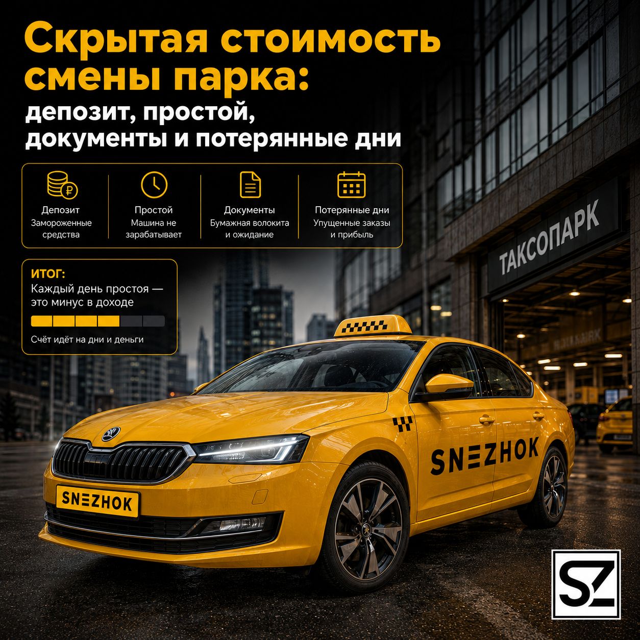 Скрытая стоимость смены парка депозит, простой, документы и потерянные дни.png